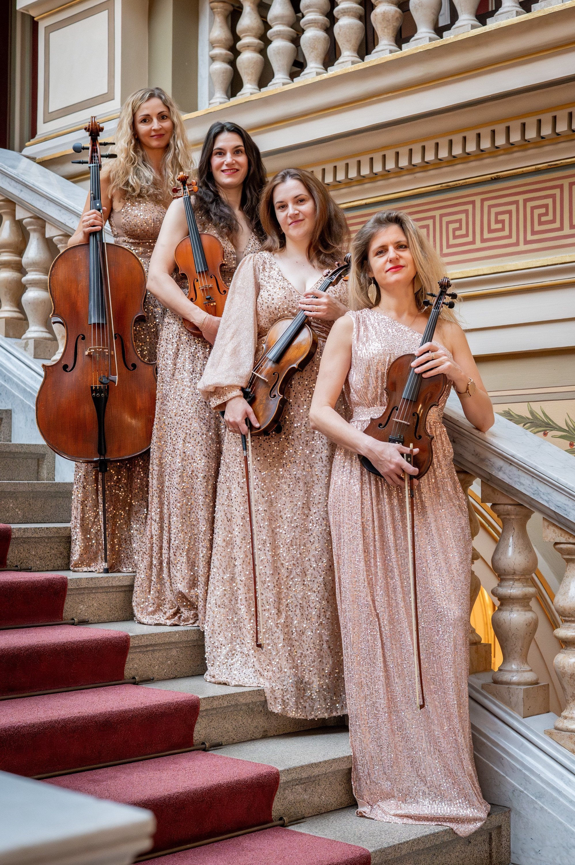 Kvarteto Gadrew Way při vystoupení